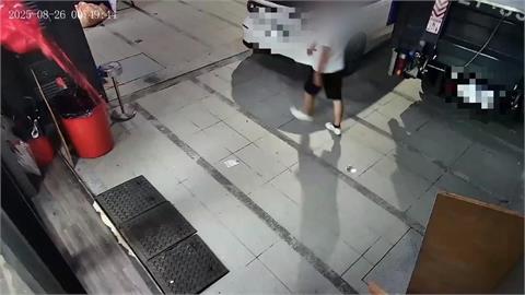 台中不滿積欠貨款遭拒　犯嫌暗夜奔店家潑紅漆洩憤