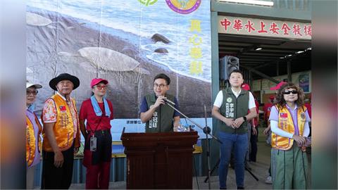 卓冠廷與千名獅友淨灘  號召捐款花蓮災情
