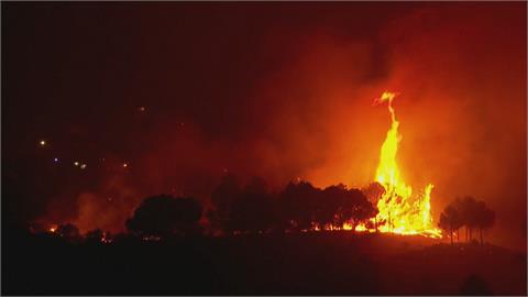 西班牙亞拉岡8000公頃遭火蝕　撤離逾1500人