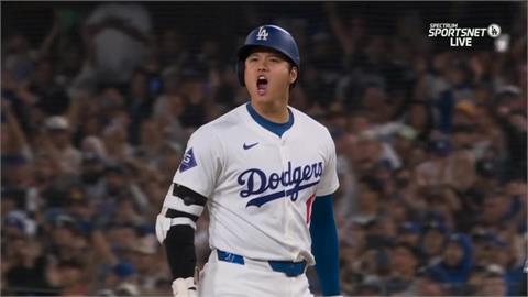 MLB（影）／就是英雄命！　大谷翔平單場雙安2打點１盜壘助道奇擊敗教士