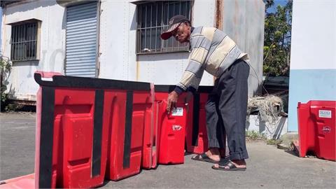 嚴陣防颱！　雲林水林鄉居民加固屋頂　公所備抽水機