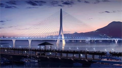 70樓高「淡江大橋」預計2026年通車　交通部長：有望成世界級跨年煙火新地標