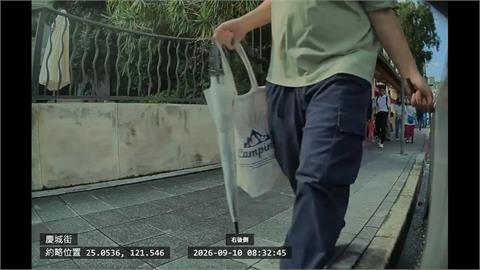 台北「詭異刮車男」現蹤　犯案時間不到10秒！哨兵模式全都錄