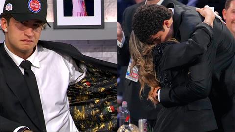 NBA(影)／墨西哥史上第一人！灰熊19歲新秀首輪中選「受訪噴淚」10秒說不出話