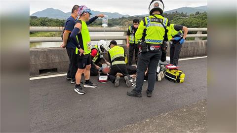 快新聞／新北貢寮馬拉松驚傳意外！男子「突吐血」倒地一度失去心跳