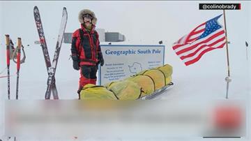 史上第一人！美運動員花54天獨自穿越南極
