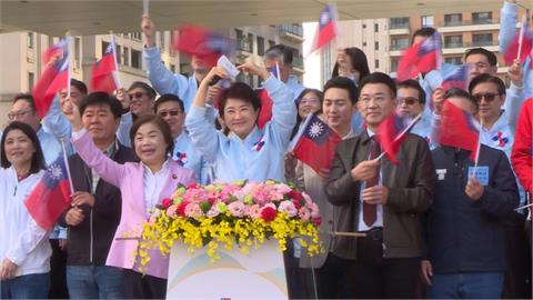 台中元旦升旗！ 盧秀燕細數政績 楊瓊瓔.江啟臣暗自較勁