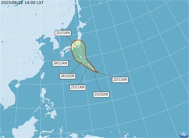 熱帶低壓有機會成颱 氣象署預測往日本移動
