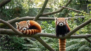萌翻天！台北市立動物園迎來上海小貓熊，最快7月與民眾見面