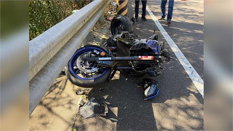 快新聞／彎道自摔事故再奪命！苗栗22歲重機騎士身亡