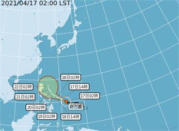 快新聞／「舒力基」北轉逼近台灣？ 東半部可能將有短暫雨