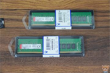 相容各品牌主機板 Kingston 16GB DDR4 2666 桌上型記憶體 KVR26N19D8/16 開箱 評測