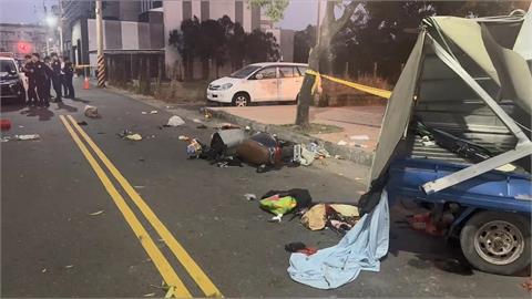 快新聞／台南「貨車疑涉毒駕拒捕逆向亂衝」釀5傷　現場慘況曝光