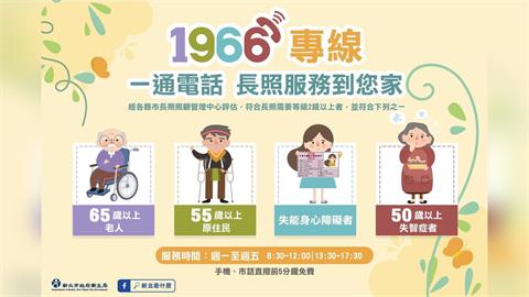 一通電話，服務到家!新北市1966長照專線守護市民健康