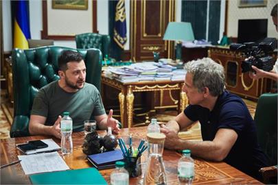 快新聞／班史提勒到訪烏克蘭表力挺　盛讚澤倫斯基「我的英雄」