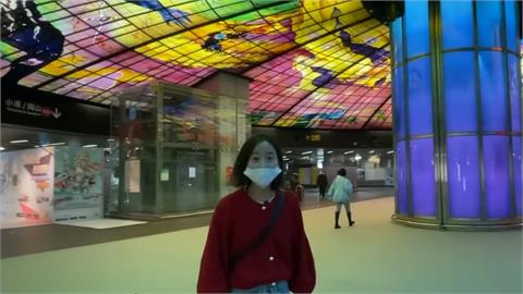 超震撼！南韓女演員遊高雄捷運美麗島站　見光之穹頂驚呼連連：太華麗了