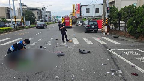台南死亡車禍！女騎士載母遭車撞飛　雙雙倒地送醫不治