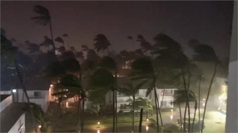 颶風肆虐波多黎各 威力增強再襲多明尼加