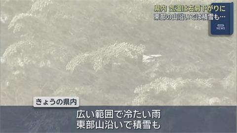 東京氣溫一天之內驟降5度　關東山區降三月雪