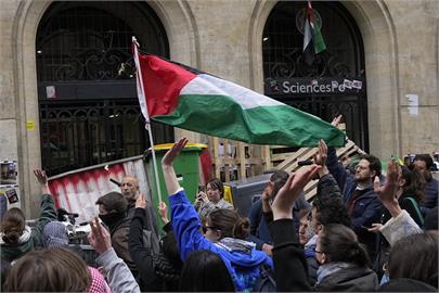 法國多所大學爆發挺巴勒斯坦學運　警方驅離未激烈衝突