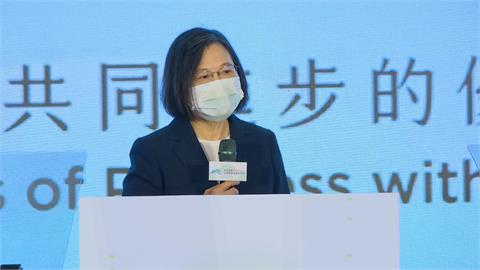 快新聞／蔡英文：台灣將致力捍衛民主體制　妥善處理安全議題