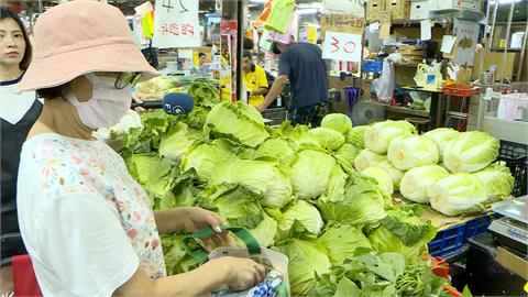 颱風蔬果價格漲！　七月CPI年增2.52%　食物類漲幅恐擴大