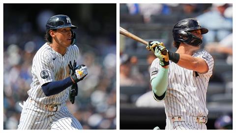 MLB(影)／洋基兩菜鳥哥倆好場上也合作無間！你先敲安打我就送你回本壘得分