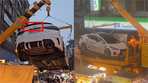 寧夏夜市「違停小哥哥」害攤販沒法做生意！警「霸氣拖吊」現場掀起猛烈掌聲