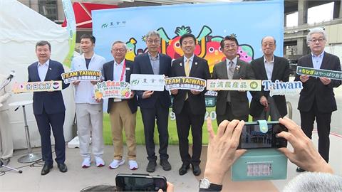 亞運部長合體拚行銷　陳駿季.李洋名古屋站推廣台灣味