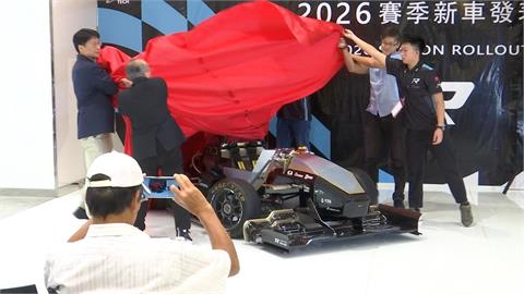 北科大方程式賽車隊耗時２年　打造第九代純電賽車「TTR９」。（圖／民視財經網）