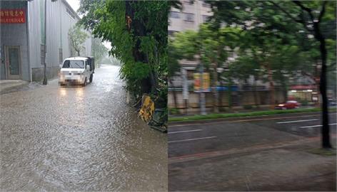 雨不停！新北樹林、鶯歌積水　三鶯大橋出口路樹倒塌