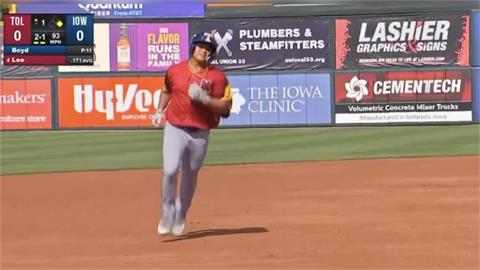 MiLB(影)／台灣「怪力男」李灝宇再炸裂！回3A後第2度開轟手感發燙單場繳雙安