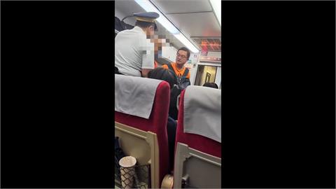 大鬧台鐵！　男車廂喧嘩.揮傘還嗆列車長　知名律師安撫解圍