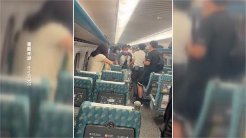 高鐵行動電源起火３人燒燙傷　目擊民眾：火花噴半個車廂高