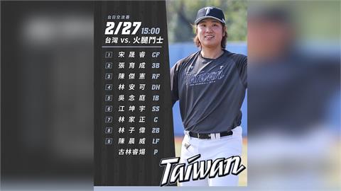 台日交流不斷更新／「台灣至寶」火球男孫易磊飆速156公里！台灣0：5暫落後火腿