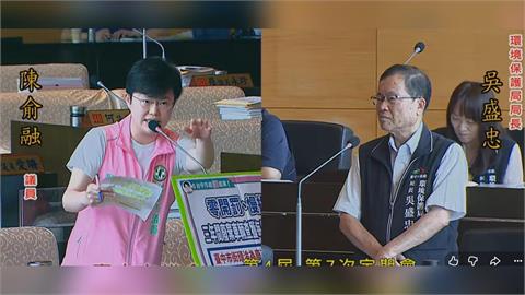 台中議會質詢中！環保局長竟「度估」　惹怒藍綠議員下場曝