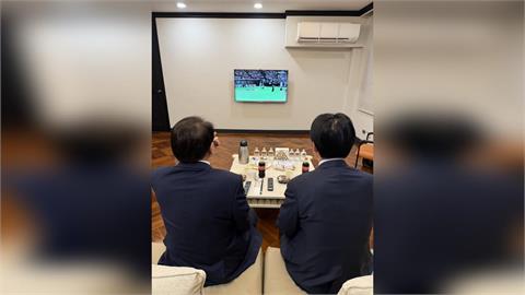 經典賽／台日大戰替台灣隊集氣　賴總統、潘孟安緊盯電視機觀賽