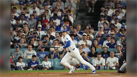 MLB(影)／大谷翔平4支1苦吞2K！道奇1分惜敗　系列賽遭勇士扳平
