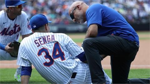 MLB(影)/千賀滉大奪勝卻受傷退場 總教練賽後直言:不樂觀