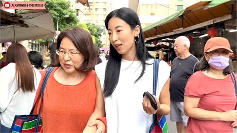日女星逛台灣傳統市場被老闆熱情「贈送食物」　驚呼：真的很大方