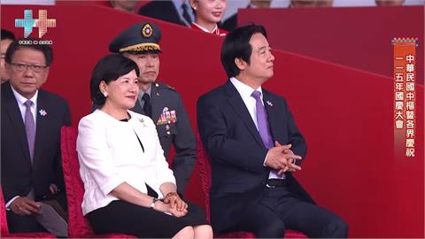 國慶典禮驚見這一幕！賴清德對吳玫如「連做2動作」畫面曝光　他看驚：嫁對人