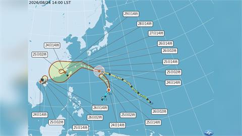 快新聞／「沙德爾」轉為強颱！一路西移　最快「這日」發布海警