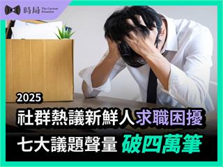 2025 社群熱議新鮮人求職困擾 七大議題聲量破四萬筆