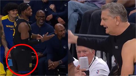 NBA(影)/糗!穿錯球褲被對手主帥抓包 勇士希爾德G1開賽1分鐘尷尬離場