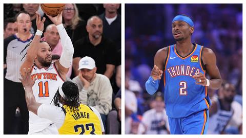 NBA季後賽(影)／SGA和Brunson得分達新里程碑　比肩籃球之神及詹皇成就