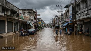 泰國暴雨成災曼谷水淹及腰　經濟損失恐逾百億泰銖
