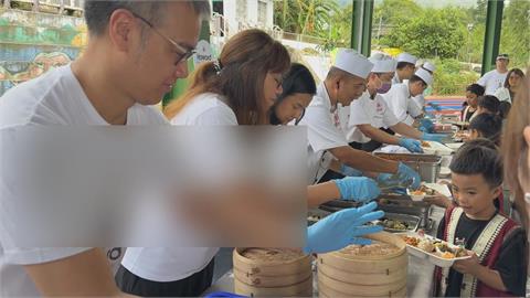 高雄五星飯店偏鄉送愛　主廚團隊親赴建山國小煮營養午餐