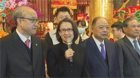 快新聞／初九天公生！出席指南宮護國祈安法會　蕭美琴：盼正能量遍及台灣