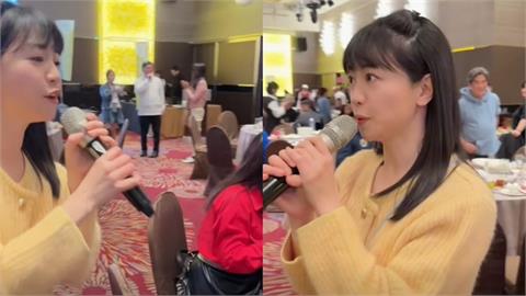 高嘉瑜練新歌同框「台語天后」 開嗓「5字神曲」她秒誇獎：高音沒壓力