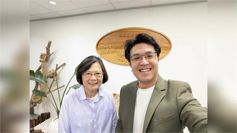 萬眾期待！沈伯洋合體蔡英文　自曝送「這禮物」為下次見面預作準備